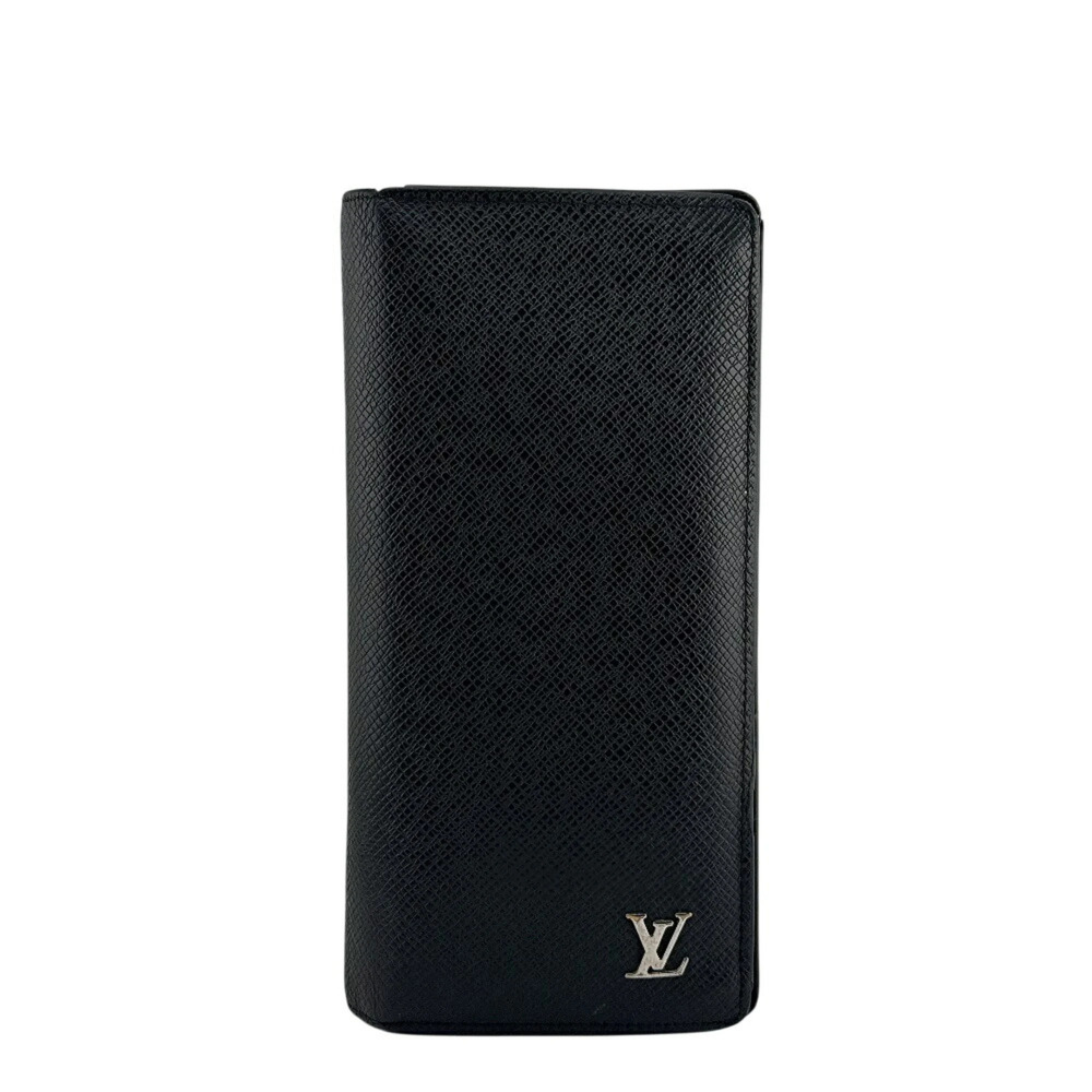 LOUIS VUITTON M30285 Portefeuille Brazza Long Wallet, Bi-fold, Taiga Leather,...